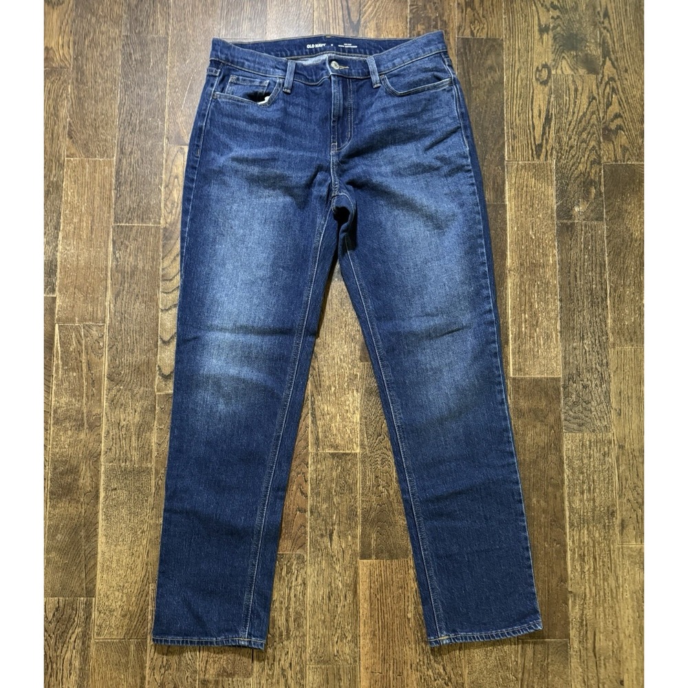 Old Navy Blue Jeans Women's Size 6 Mid Rise Wow Boyfriend Stretch